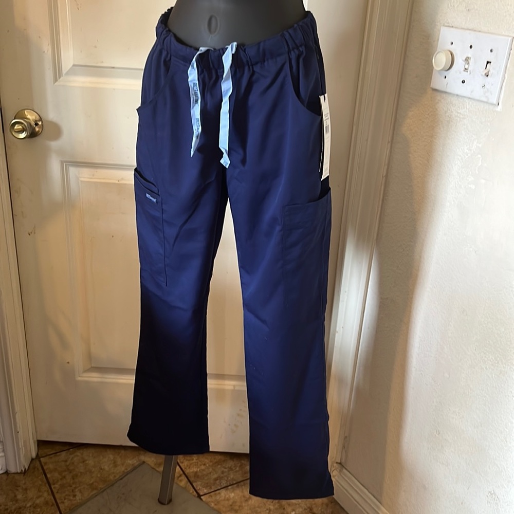 Greys anatomy Indigo low rise straight leg scrub pants